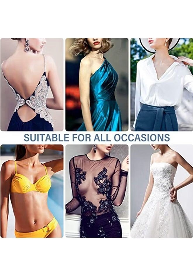 واي جيه 4 أزواج أغلفة الحلمات للنساء، دبقة لاصقة من السليكون أغلفة الحلمات، قابلة لإعادة الاستخدام - Image 5