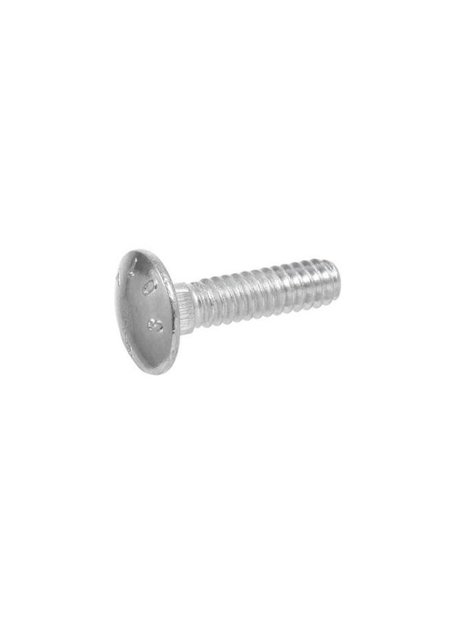 Hillman Zinc Plated Steel Round Head Square Neck Coarse Thread Carriage Bolt Silver 1/4-20 x 4.5inch 240051  - Image 2