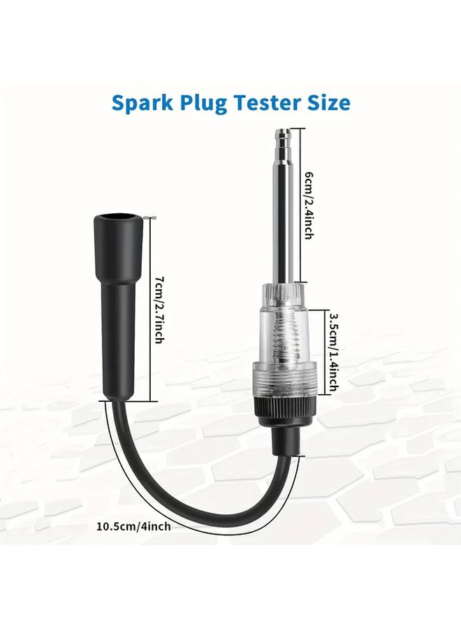 2pcs Spark Plug Tester With Ignition Diagnostic Tool For Automotive Engines - Image 2