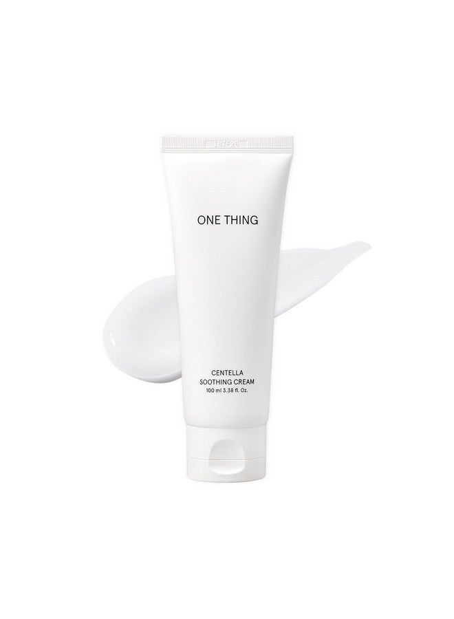 ONE THING Centella Soothing Cream 3.38 Fl Oz | Cica Beta Glucan Hydrating Calming Facial Vegan Moisturizer For All Sensitive Skin Types Barrier Redness Irritation Relief | Korean Skin Care - Image 1