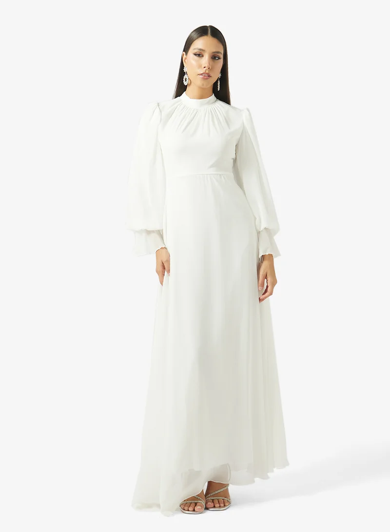 Khizana  Embellished Mock Peplum Dress for Women | Best Price UAE