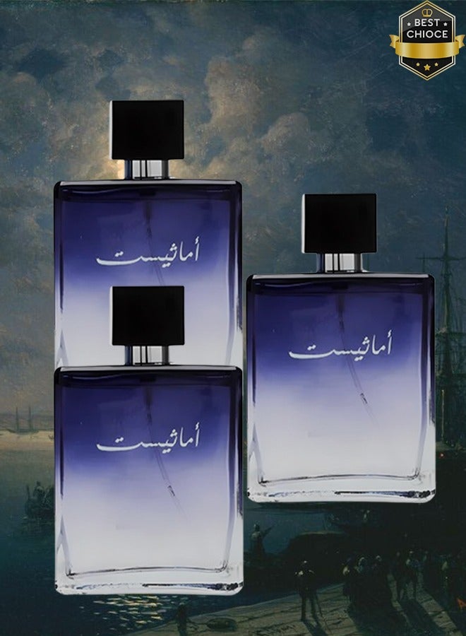 Amethyst 3 Pieces Amethyst Perfume For Unisex 100ml EDT - Image 1