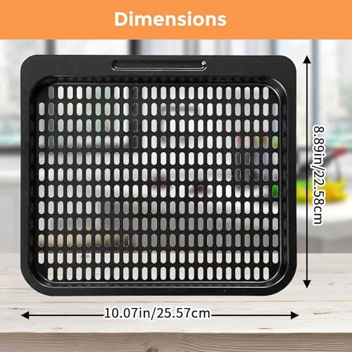 GXF Air Fryer Cooking Tray Replacement, 10 QT Mesh Cooking Rack Air Fryer Accessories for Instant Vortex Plus10 Quart Air Fryer Oven, Dishwasher Safe - Image 2