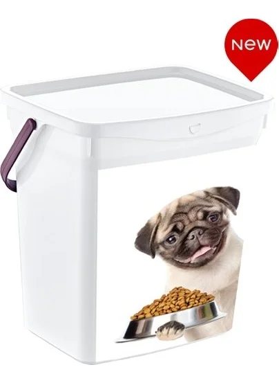 5 دي ام Pet Dry Food Storage Box Cat Dog Dry Food Container