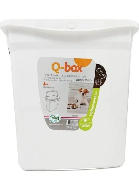 5 دي ام Pet Dry Food Storage Box Cat Dog Dry Food Container