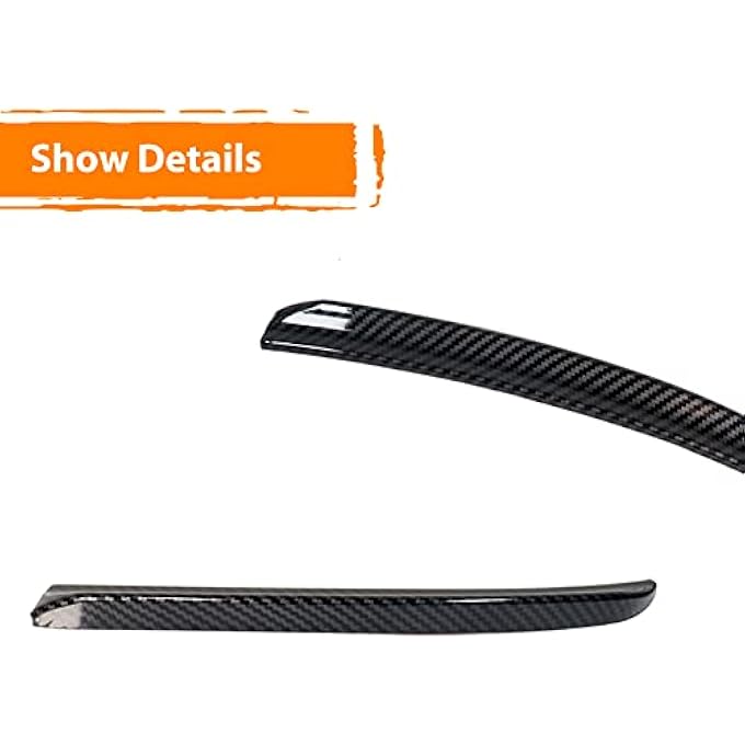 ريحني زعانف حافة تمديد جناح خلفية من ألياف الكربون متوافقة مع ميني كوبر F55 F56 SJcw موديل 2014 - Image 2
