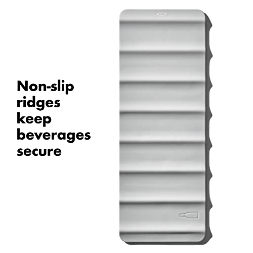 OXO Good Grips Fridge Beverage Mat for Cans and Wine Bottles Gray - Image 4