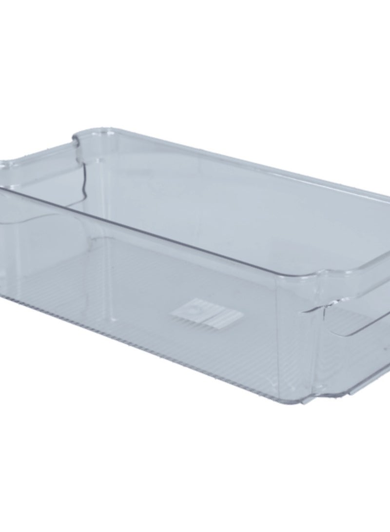 Felli Microwave and Dishwasher Safe Lightweight Refrigerator Storage Organizer Clear - Image 2