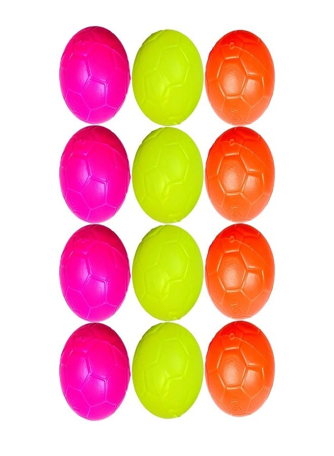Ciko كرات بلاستيكية متعددة الألوان من سيكو للأطفال | كرة مرحة | للتمارين الرياضية واللياقة البدنية، غير سامة، ناعمة وآمنة | للأطفال من عمر 12 شهرًا فما فوق | خيارات متعددة للعب في المنزل، المسبح، أو في الهواء الطلق (12 كرة كريكيت للأطفال) - Image 1