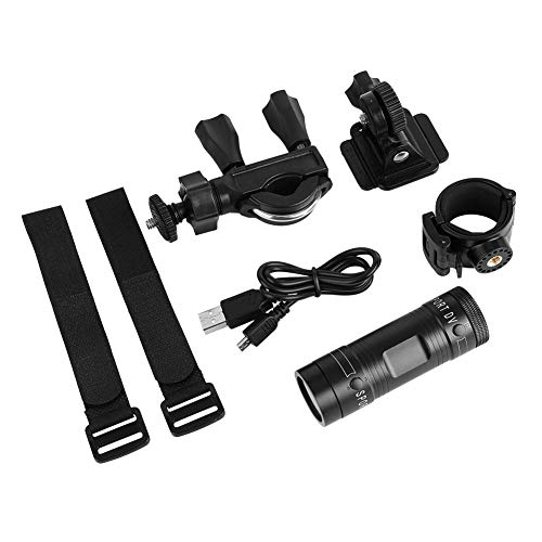 ZERONE كاميرا زيرون الرياضية، كاميرا DV صغيرة محمولة بدقة كاملة 1080P 720P مع ميكروفون، كاميرا دراجة نارية ومركبة مقاومة للماء IPX-4 للرياضات الخارجية (أسود) - Image 1