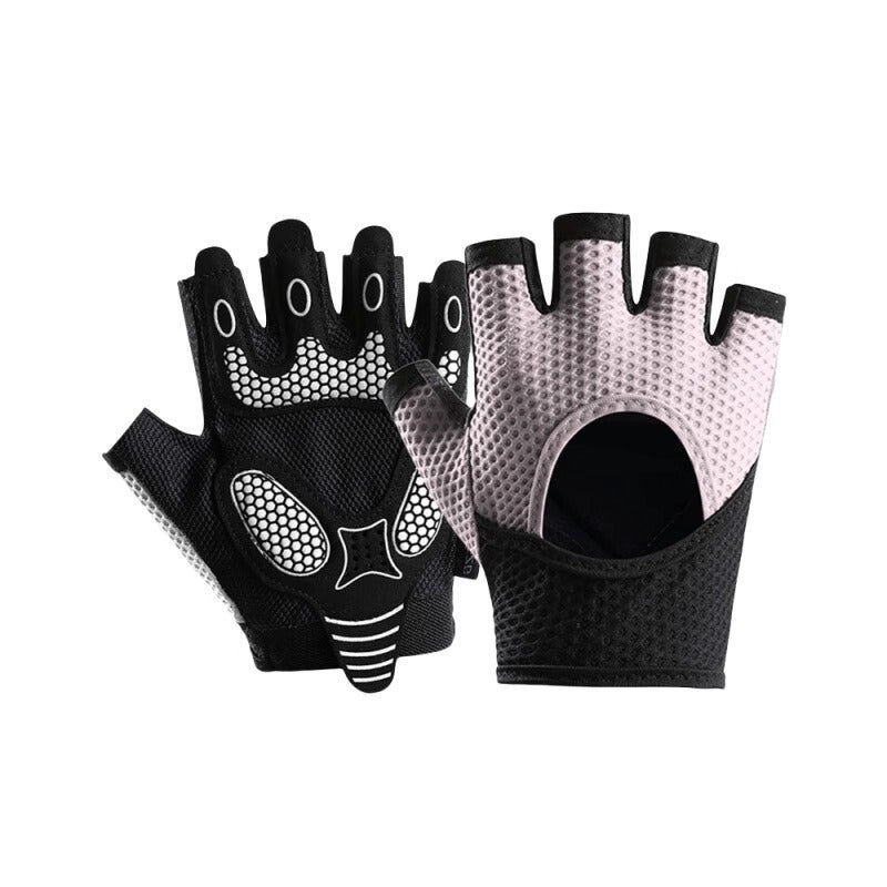 Sports Gloves With Air Cushion Anti Slip Wear Resistant Protection For Fitness Cycling And Outdoor Activities - Image 2