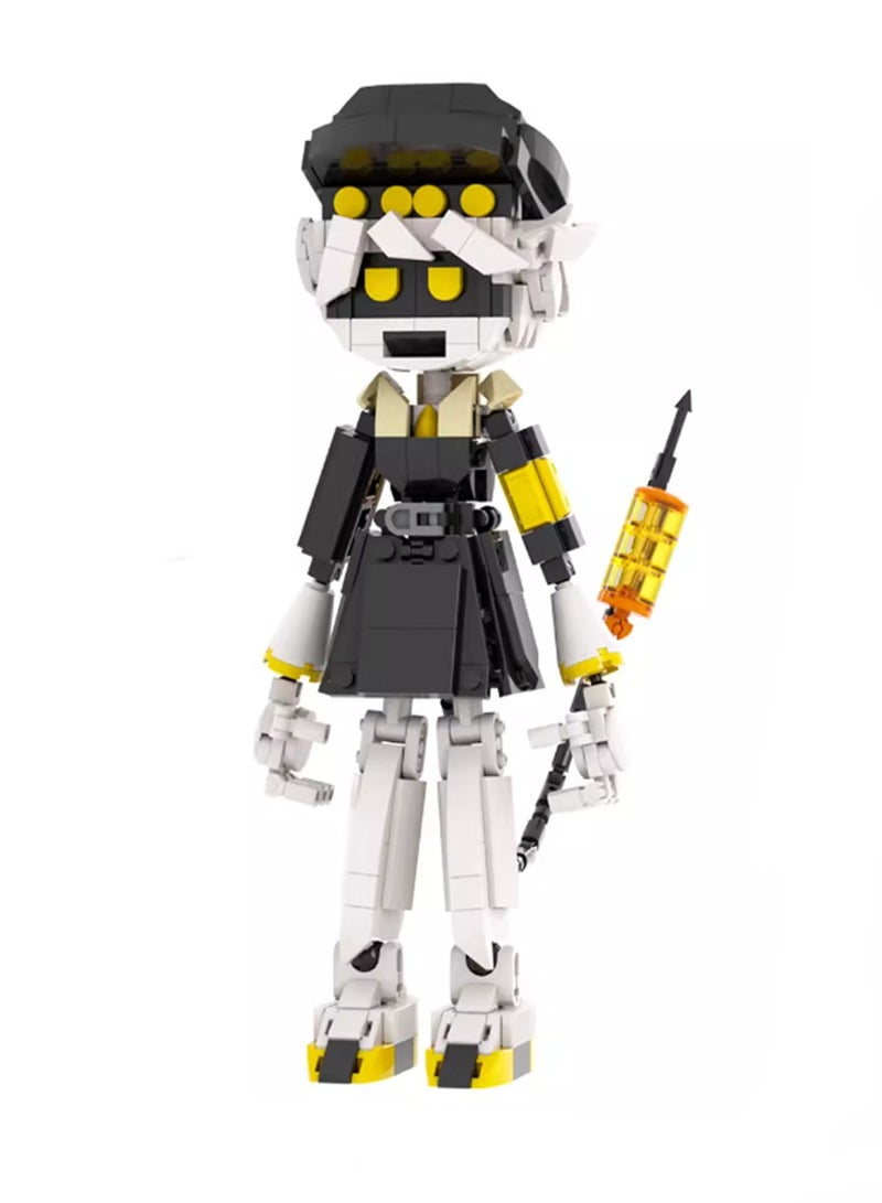 Creative Film, Television, Game And Animation Series Small Particle Assembly Building Blocks Assembly Model Ornaments (Murder Drones Season 507Pcs) - Image 1