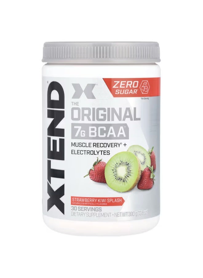 اسكتيند أوريجنال 7G BCAA لتعافي العضلات + الإلكتروليتات، نكهة فراولة كيوي سبلاش - 30 حصة - Image 1