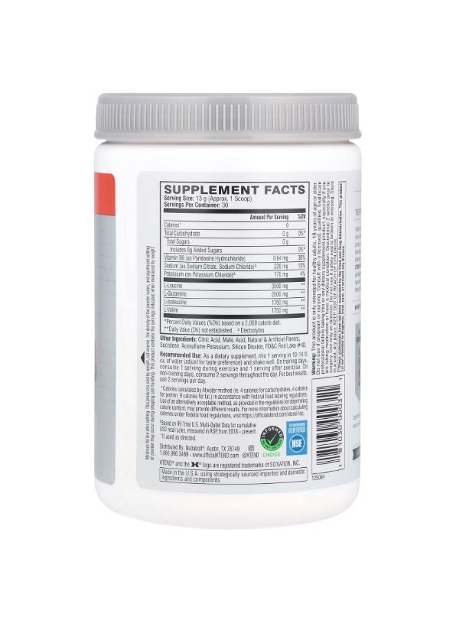 اسكتيند أوريجنال 7G BCAA لتعافي العضلات + الإلكتروليتات، نكهة فراولة كيوي سبلاش - 30 حصة - Image 2