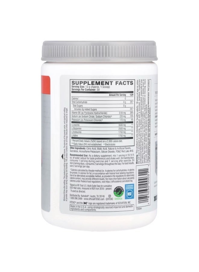 XTEND Original 7G Bcaa Muscle Recovery + Electrolytes, Strawberry Kiwi Splash - 30 Servings - Image 2