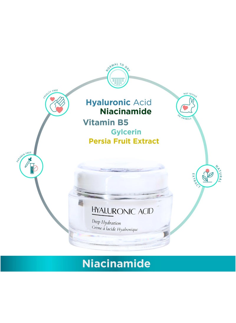 Solimar Paris Hyaluronic Acid Cream – Deep Hydration & Plumping Moisturizer, 50ml - Image 3