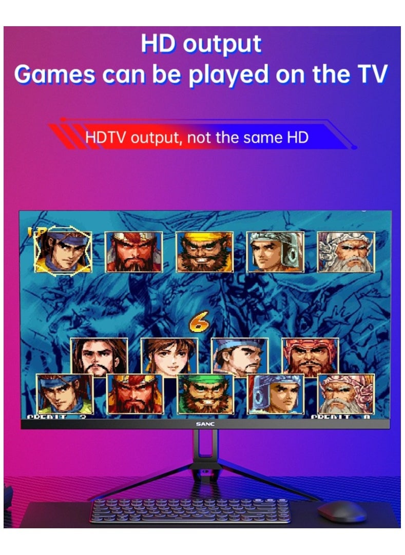X80 Handheld Game Console, 7-inch High-definition Screen Arcade 10 Emulators, Portable Multi-functional Nostalgic Classic Game Console