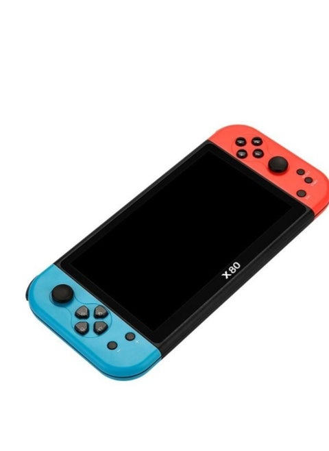 X80 Handheld Game Console, 7-inch High-definition Screen Arcade 10 Emulators, Portable Multi-functional Nostalgic Classic Game Console