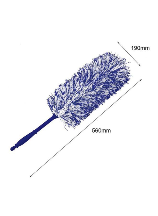 NIBEMINENT Microfiber Feather Duster Blue/White 19x56x19cm - Image 2