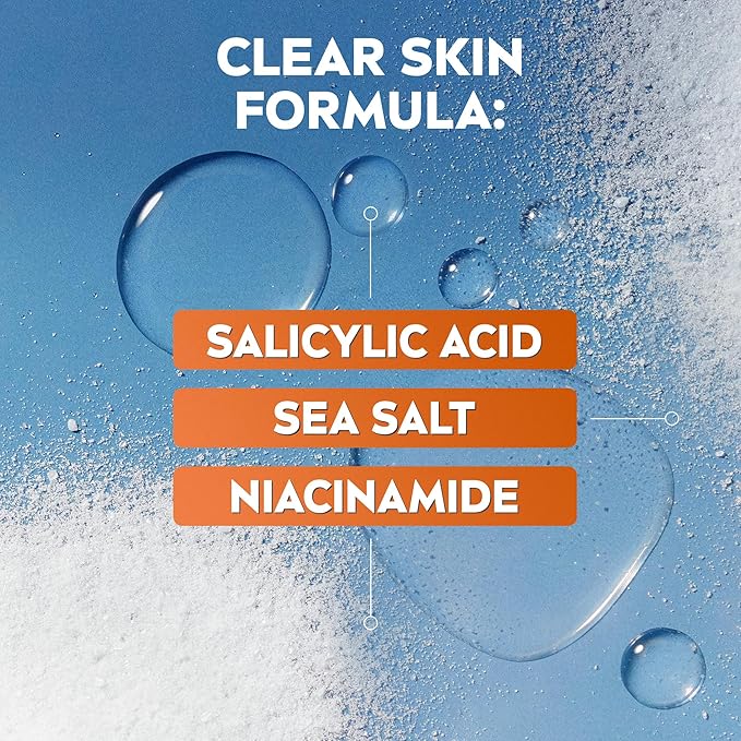 Nivea مقشر نيفيا ديرما سكين كلير 150 مل مقشر وجه مقشر يحتوي على حمض الساليسيليك غني بالنياسيناميد لفتح المسام وتحسين ملمس البشرة للبشرة المعرضة للبقع قد يختلف التغليف - Image 3