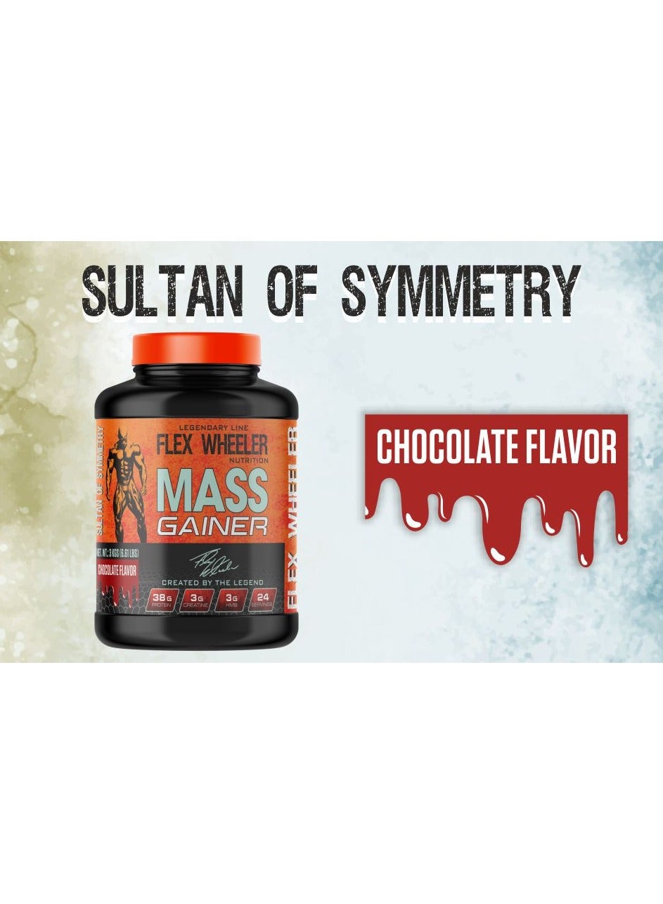 Legendary Mass Gainer Protein 6.61 Lbs - Advanced Formula For Muscle Growth & Size (Chocolate)