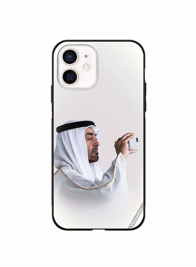 VR CREATIVE Protective Case Cover For Apple iPhone 12 mini Sheikh Mohamed Bin Zayed Al Nahyan Design Multicolour - Image 1