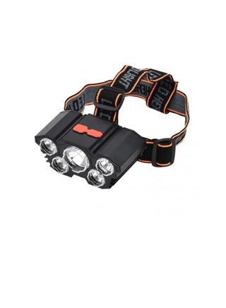 مصباح رأس LED قابل لإعادة الشحن - 5 مصابيح LED، شحن USB، 4 أوضاع إضاءة، عصابة رأس قابلة للتعديل للاستخدام في الهواء الطلق والتخييم - pzsku/Z8EC677E58D146B363BFEZ/45/1743004992/67f95847-4cc1-45bc-bb48-71c5254b8d84
