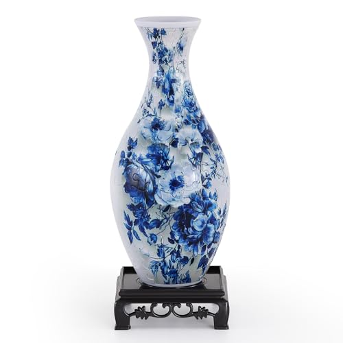 wowsome 3D Puzzle Vase for Adults Jigsaw Puzzle Vase for Flower Art Puzzles Gift for Women House Flowers Arrangements and Home Decoration Peony - Image 5