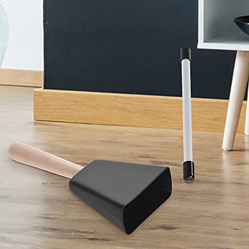 Btuty Professional Metal Cowbell with Wooden Handle Mallet Percussion Instrument - Image 3