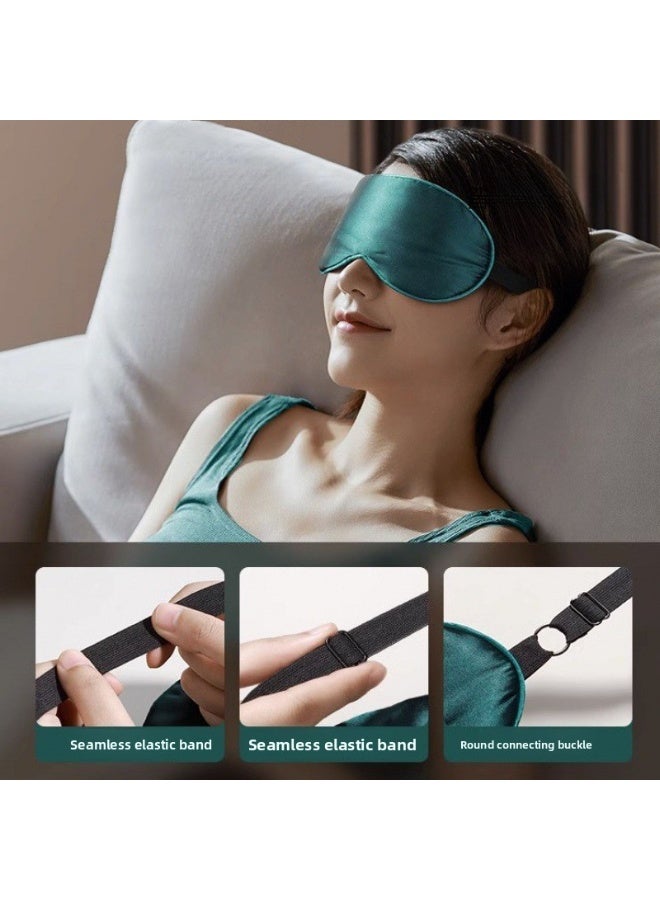 Ice silk eye mask, shading light, 0 pressure sensitivity, relieving eye fatigue, sleeping, sleeping, traveling, traveling, lunch break, artifact - light blue - Image 4