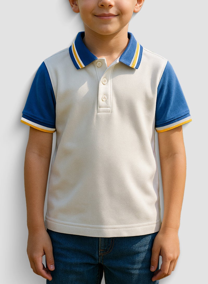 Y&CO Contrast Polo - Image 3