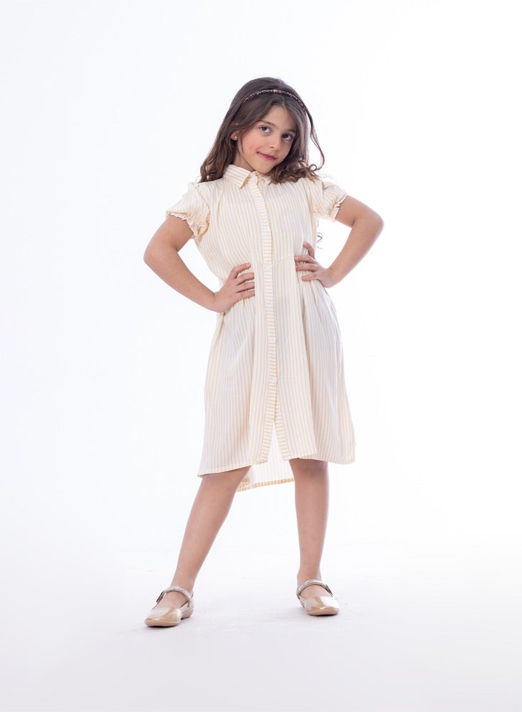 BEBO Girls Dress Yellow  - Image 1