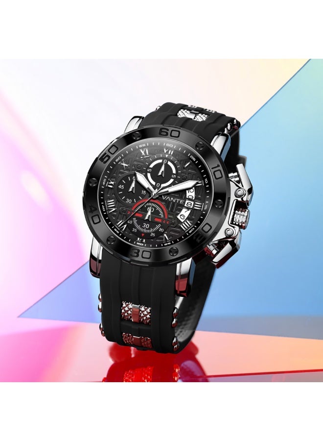 VOGUE VENUE VANTE SERIES High-Performance Black Chronograph Sport Watch by VOGUE VENUE-VNT017 - Image 3