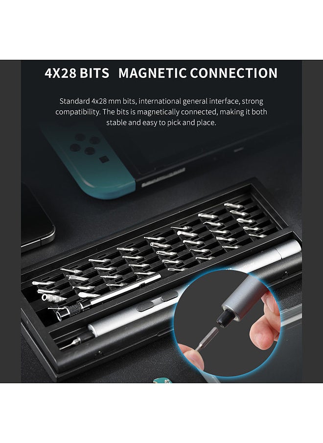 Generic D2Plus Lithium Electric Screwdriver Kit Mini Portable Power/Manual Screw Driver Bit Repairing Tools Set for Electronics/Cellphone/Notebook/Watch  - Image 3