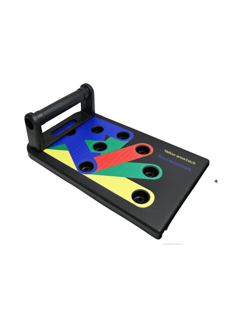 Generic Push Up Board for Workout,Foldable Pushup Board for Men & Women,Multifunction Flex Board for Chest, Muscle, Triceps, Shoulder,Home Workout Equipment, Training Pushup Rack Board (Multicolor)  - Image 3