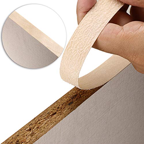 Skelang Birch 3/4" X 250' Roll Wood Veneer Edge Banding Preglued Iron-On with Hot Melt Adhesive Edgebanding Flexible Wood Tape - Image 5
