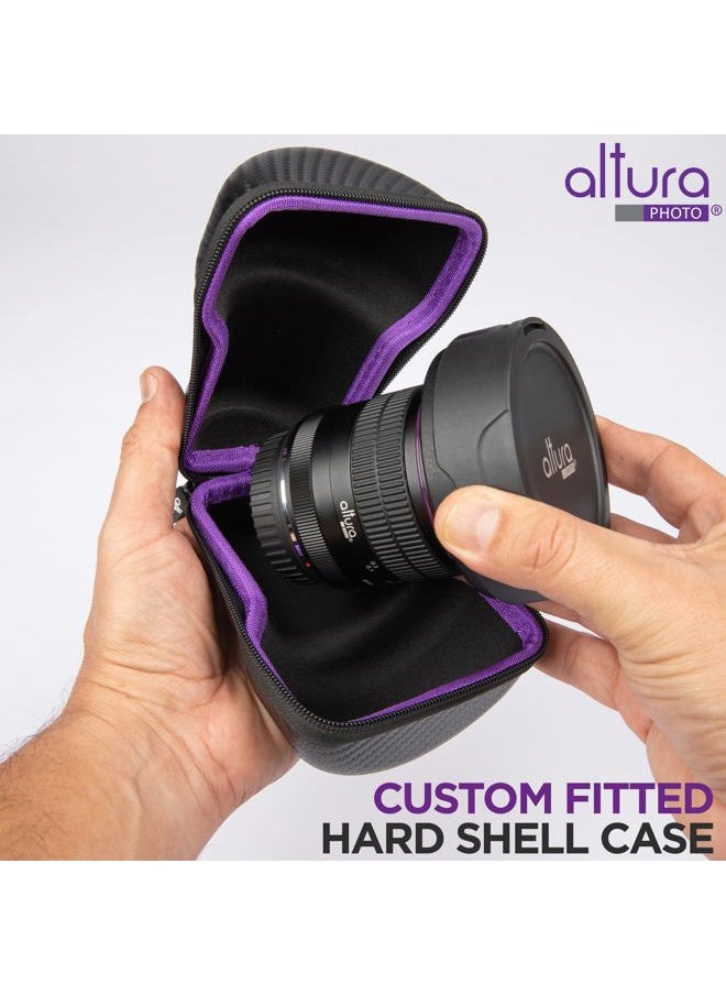 Altura Photo - 8mm f/3.0 Professional Wide Angle Lens Aspherical Fisheye for Canon EOS 90D 80D 77D Rebel T8i T7 T7i T6i T6s T6 T100 SL2 SL3 DSLR Cameras with EF Mount - Image 1
