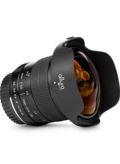 8mm f/3.0 Professional Wide Angle Lens Aspherical Fisheye for Canon EOS 90D 80D 77D Rebel T8i T7 T7i T6i T6s T6 T100 SL2 SL3 DSLR Cameras with EF Mount