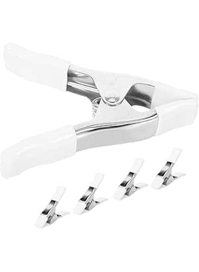 5Pcs Heavy Duty Spring Clamps For Backdrop Stand Plastic Clips - Image 1