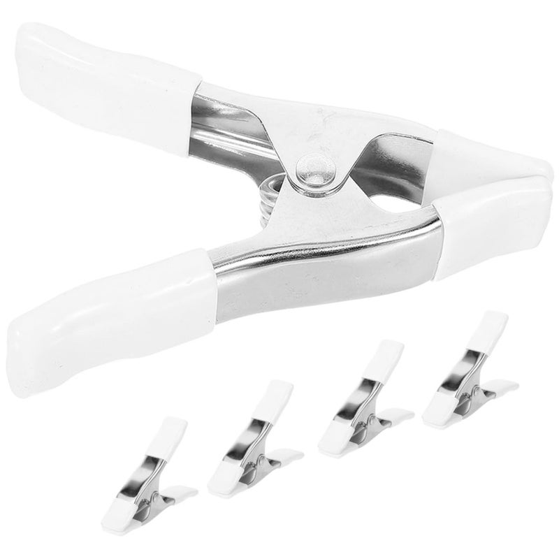 5Pcs Heavy Duty Spring Clamps For Backdrop Stand Plastic Clips - Image 2