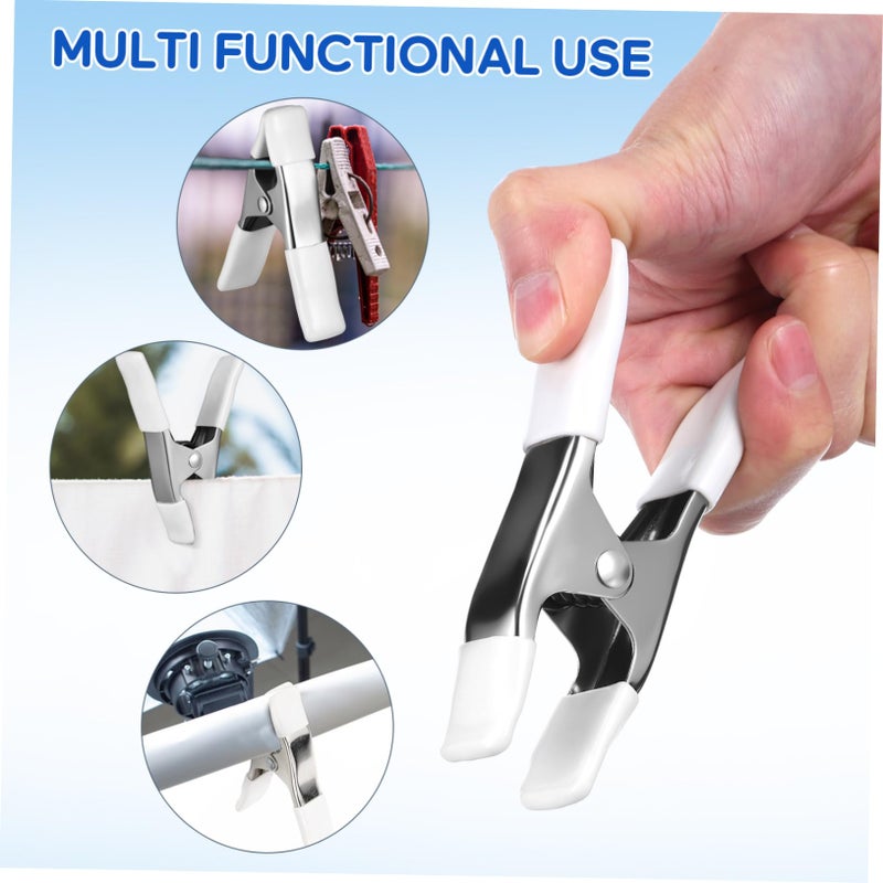 5Pcs Heavy Duty Spring Clamps For Backdrop Stand Plastic Clips - Image 4