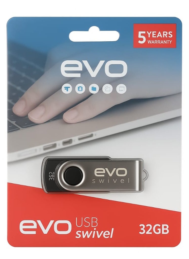 EVO USB Swivel Flash Drive - 32 GB 