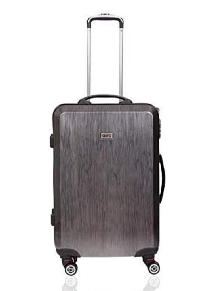 Airo حقيبة أمتعة ذكية بعجلات مقاس 24 بوصة باللون الأسود الماسي مع ميزان مدمج - Image 2