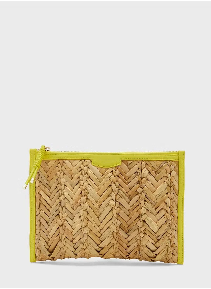 Ted Baker Ivelin Basket Weave Pouch