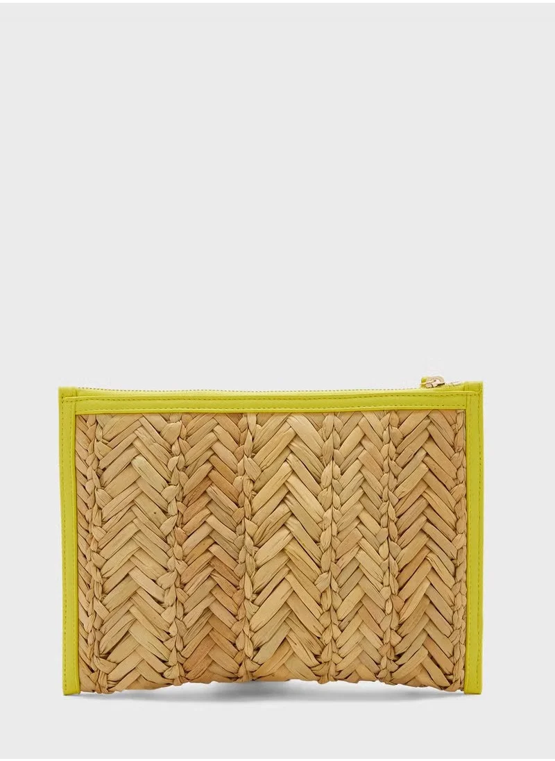 Ted Baker Ivelin Basket Weave Pouch