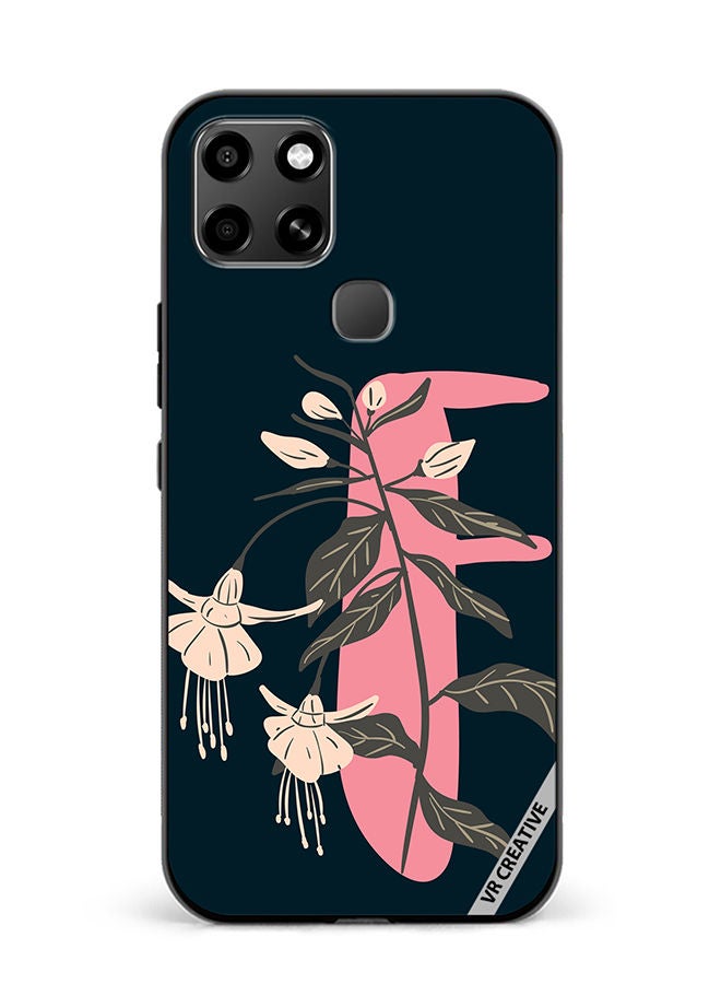 VR CREATIVE Protective Case Cover For Infinix Smart 6 Alphabet F Design Multicolour - Image 1