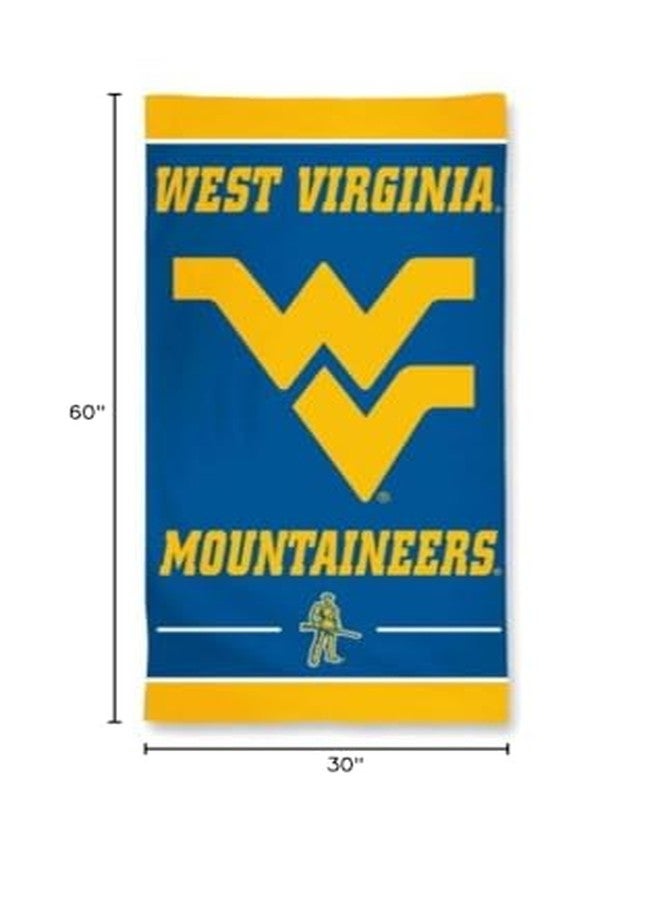 NCAA West Virginia Mountaineers 30" x 60"Beach Towel - Image 2
