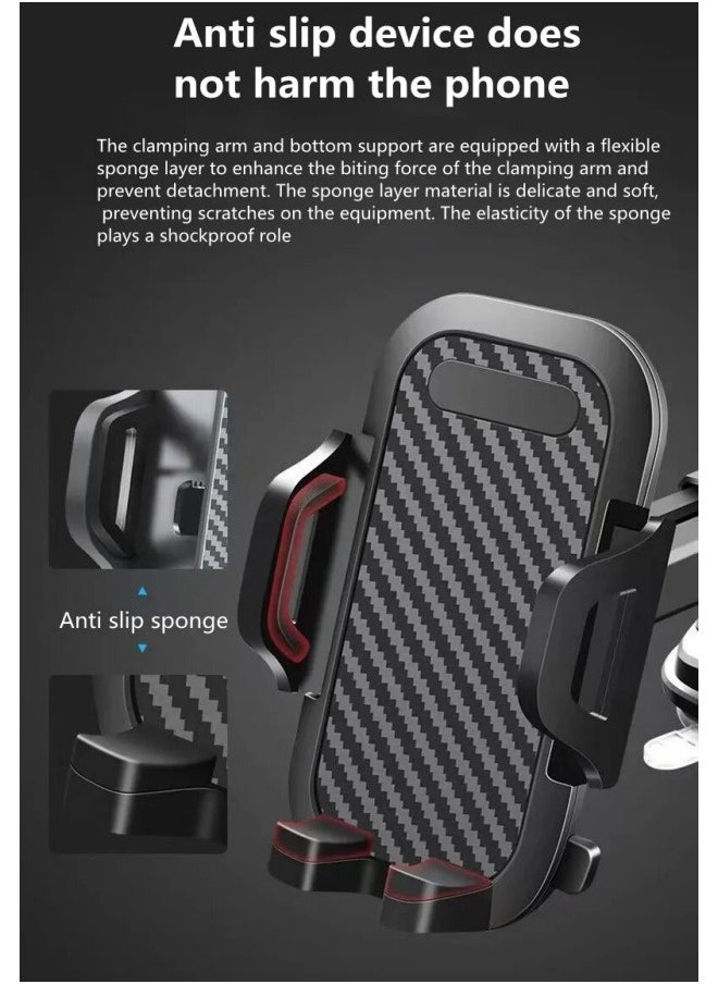 RUNDONG AUTO ACCESSORIES Car Dashboard Suction Cup Telescopic Rod Universal Mobile Phone Holder  - Image 2