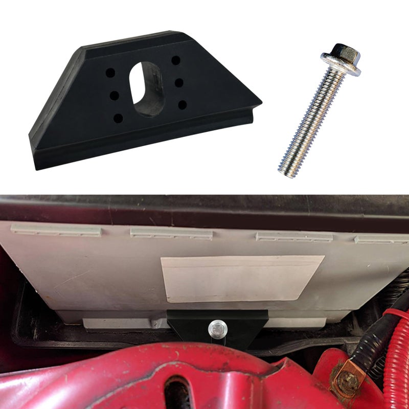 Lecctso Battery Hold Down Battery Bracket Battery Hold Down Kit Automotive Replacement Battery Trays with 304 stainless steel bolt Kit Compatible with Chevy 19851995 for G10 Replaces14005061