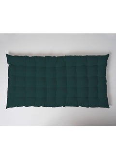 SKANDA FAB SKANDA FAB Cotton Floor Mattress 60x120 CM Luxurious Comfort Microfiber Fill for Meditation Bench Cushion Kids Floor Cushion Floor Seating Cushion Chair Pad Botanical Green Pack of 1  - Image 1